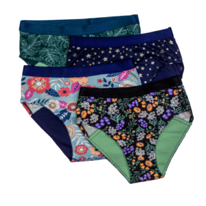 Calzones menstruales niñas x4